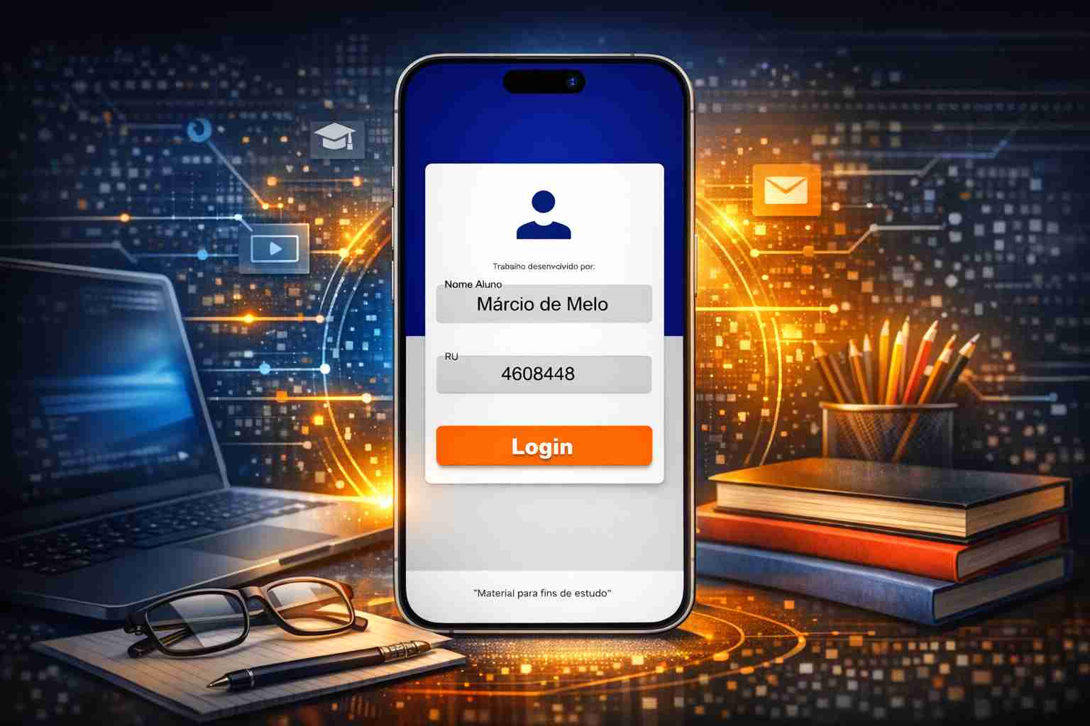 Estudo de interface no Figma